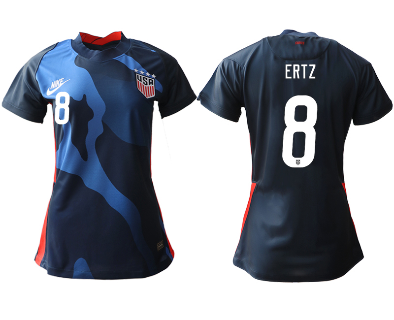 Women's 2020-21 America away aaa version 8# ERTZ soccer jerseys