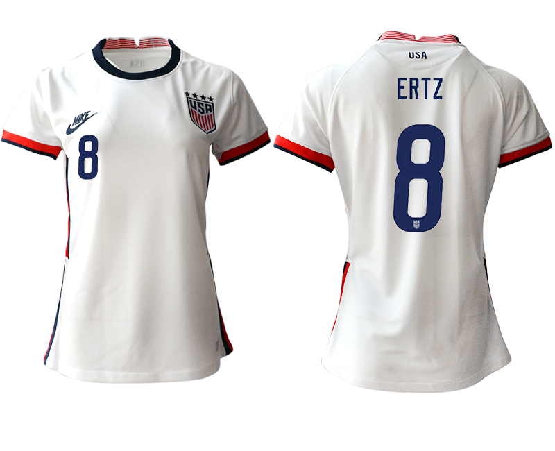 Women's 2020-21 America home aaa version 8# ERTZ soccer jerseys