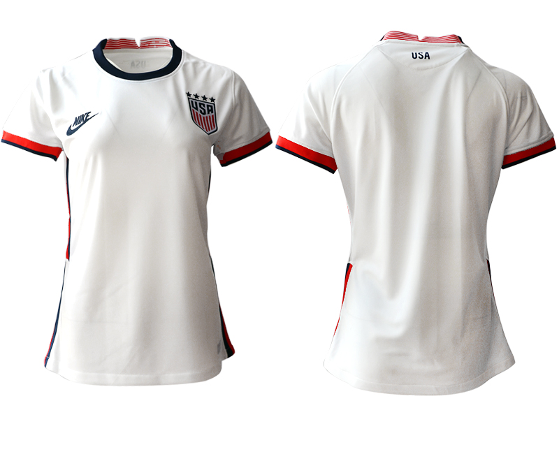 Women's 2020-21 America home aaa version soccer jerseys