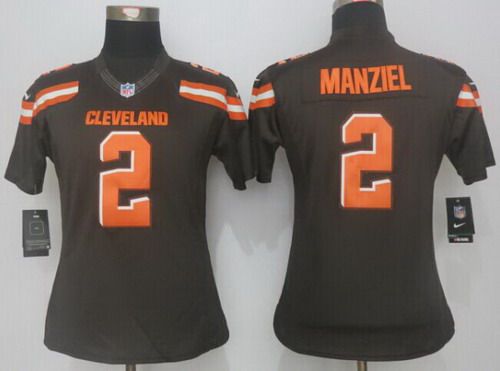 Women's Cleveland Browns #2 Johnny Manziel 2015 Nike Brown Limited Jersey