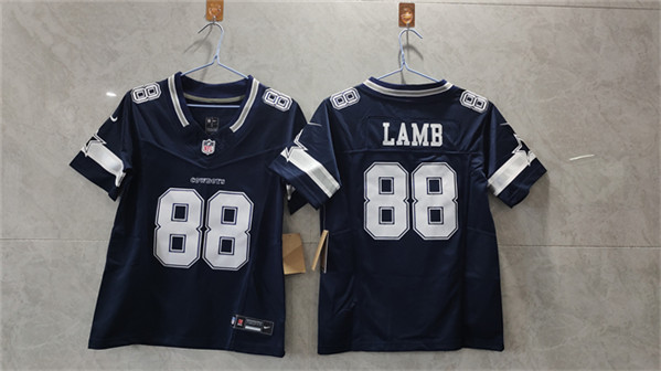 Women's Dallas Cowboys #88 CeeDee Lamb Navy 2023 F.U.S.E. Limited Football Stitched Jersey(Run Small)