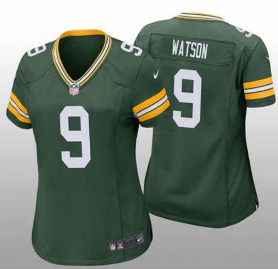 Women's Green Bay Packers #9 Christian Watson Green Vapor Untouchable Limited Stitched Football Jersey
