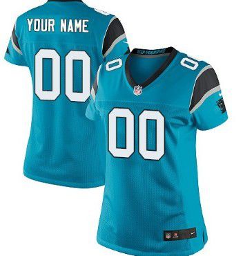 Women's Nike Carolina Panthers Customized Blue Game Jersey