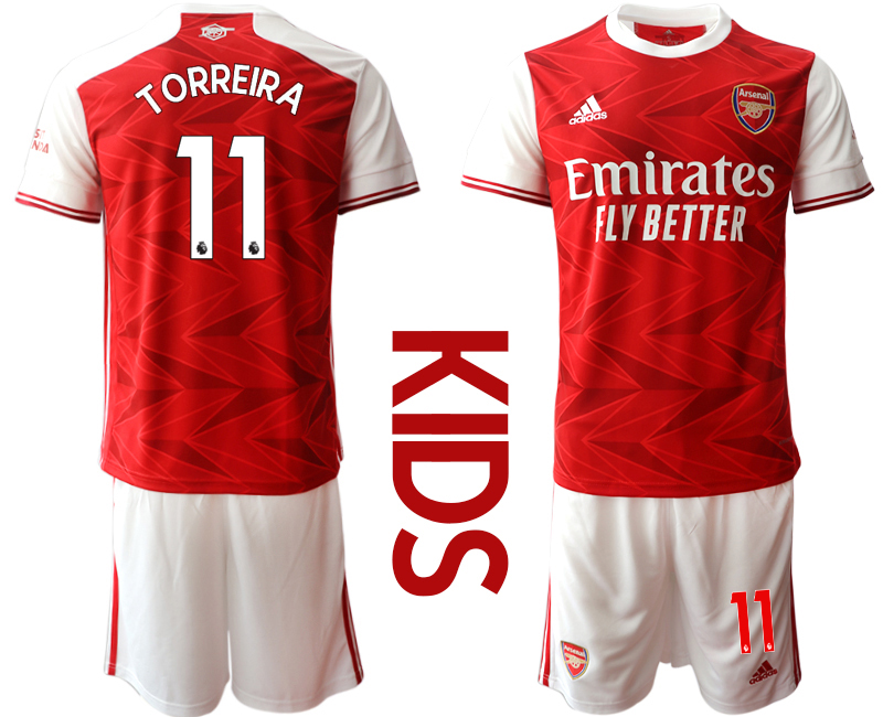 Youth 2020-21 Arsenal home 11# TORREIRA soccer jerseys