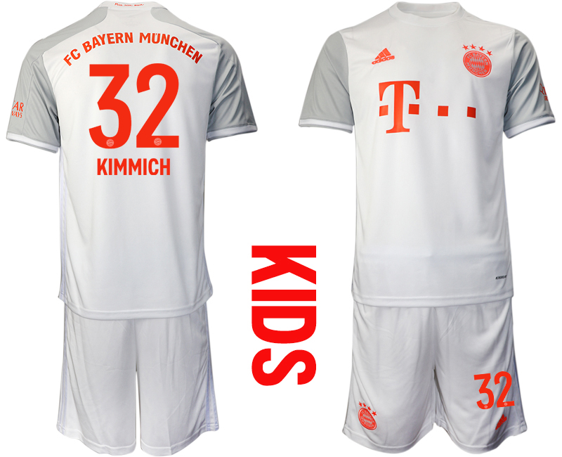 Youth 2020-21 Bayern Munich away 32# KIMMICH soccer jerseys