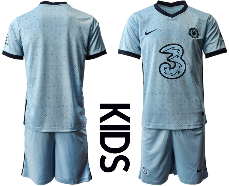 Youth 2020-21 Chelsea away soccer jerseys