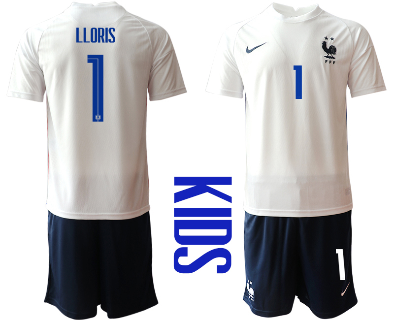 Youth 2020-21 France away 1# LLORIS soccer jerseys