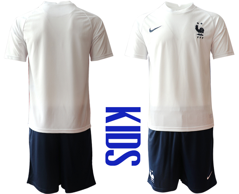 Youth 2020-21 France away soccer jerseys