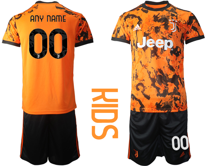 Youth 2020-21 Juventus  away any name custom soccer jerseys