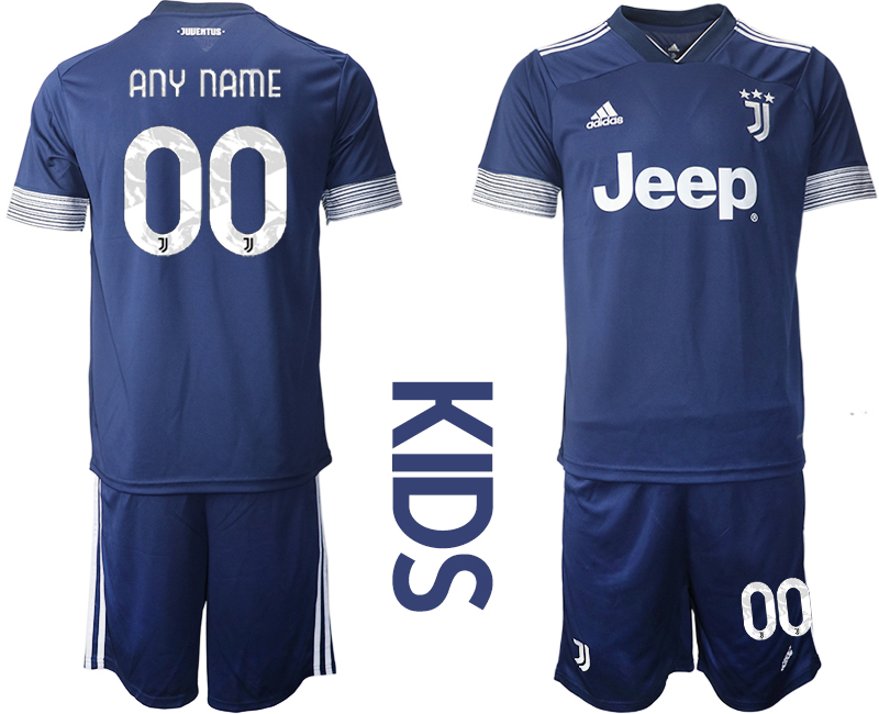 Youth 2020-21 Juventus away any name custom soccer jerseys