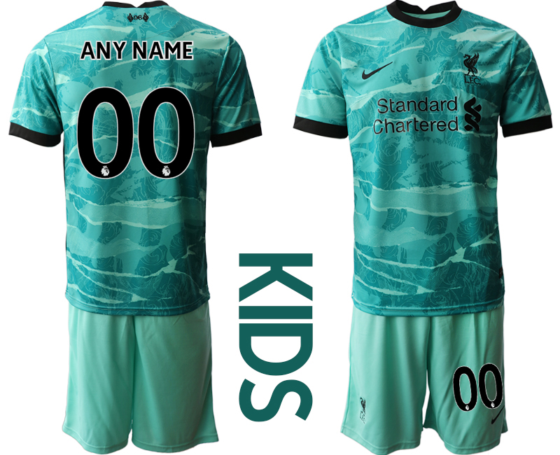 Youth 2020-21 Liverpool away any name custom soccer jerseys