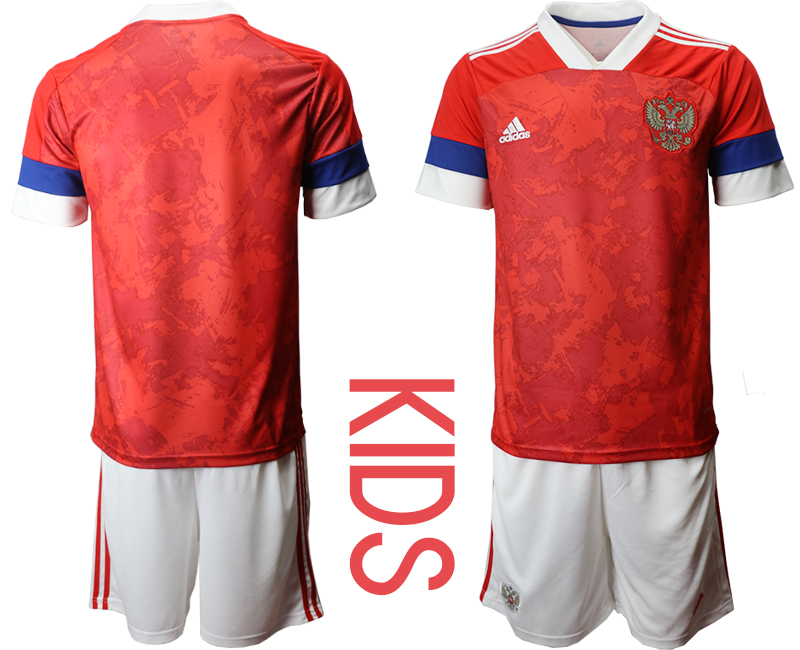 Youth 2020-21 Russia home soccer jerseys