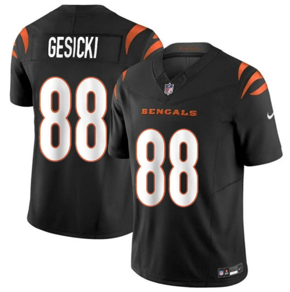 Youth Cincinnati Bengals #88 Mike Gesicki Black 2024 F.U.S.E. Vapor Untouchable Limited Stitched Jersey