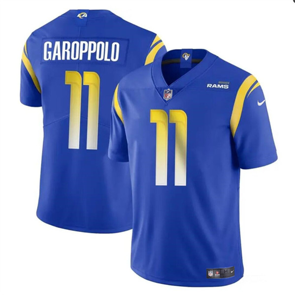 Youth Los Angeles Rams #11 Jimmy Garoppolo Blue Vapor Untouchable Football Stitched Jersey