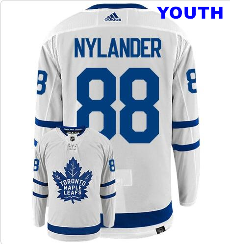 Youth William Nylander Toronto Maple Leafs WHite Adidas Primegreen NHL Hockey Jersey