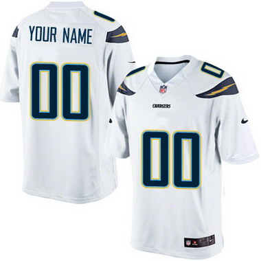 Kids' Nike San Diego Chargers Customized 2013 White Limited Jersey